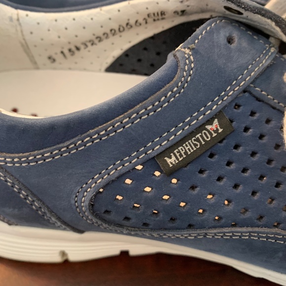 Mephisto Rebeca Perf Nubuck Women's Sneakers - Picture 2 of 6